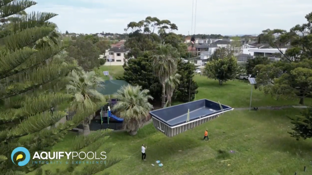 Aquify Pool cranes work with pool installations